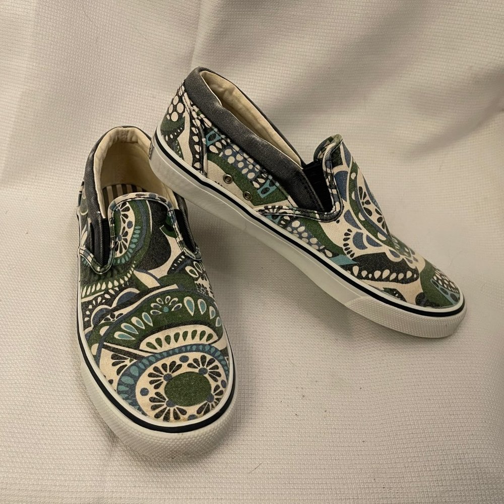 Vintage Sperry Multi-Color Slip Ons       7M